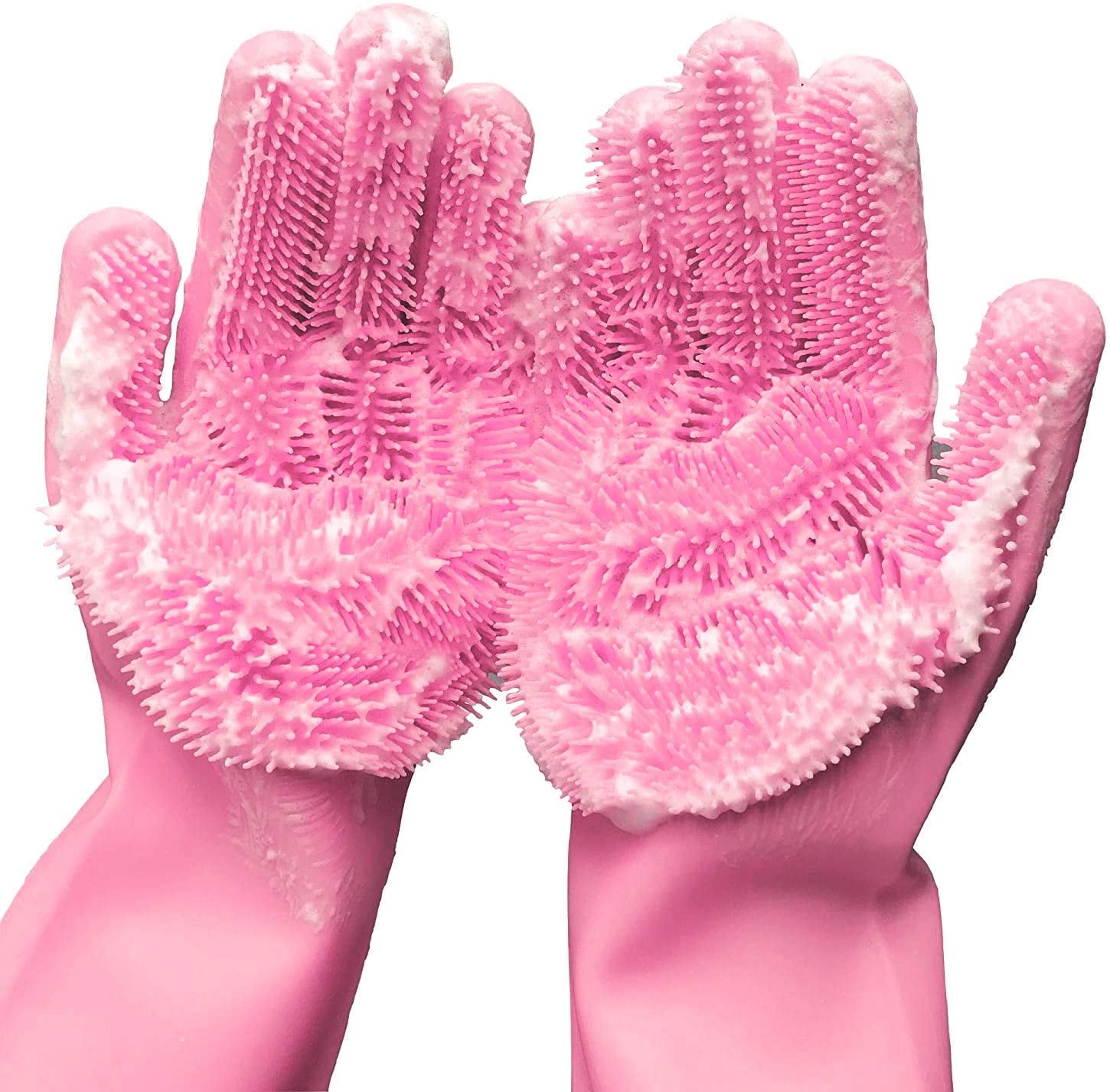 dishwashing gloves with bristles