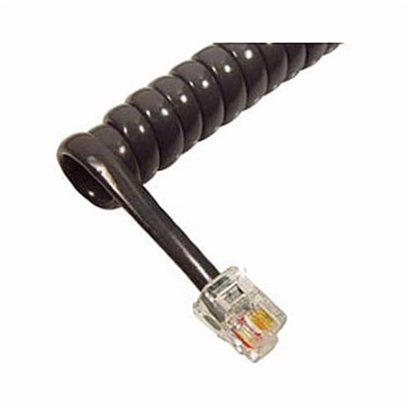 Cablesys GCHA444025FMG 25 ft. Handset Cord, Dark Gray
