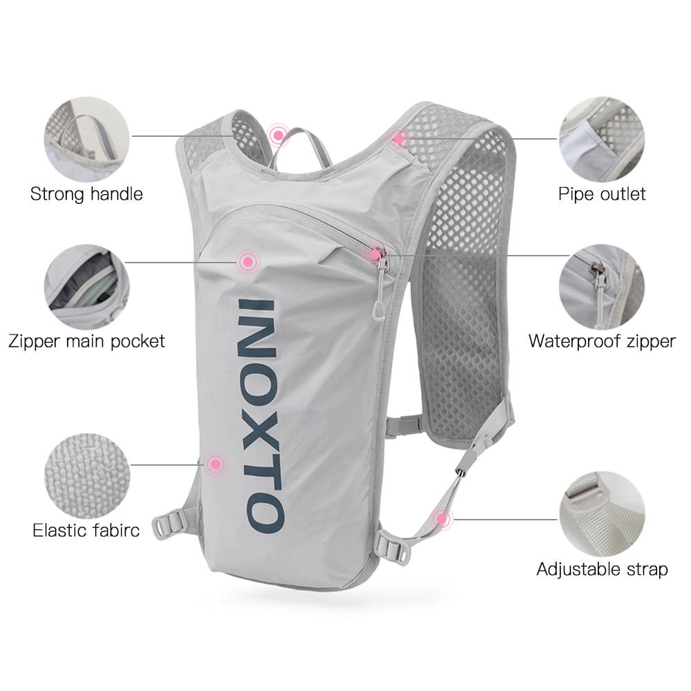 Funien - Sac à Dos De Sport Ultra-léger 5L Pour Running, Vélo, Randonnée - Respirant, Réfléchissant, Poche à Eau Compatible