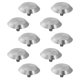 thumbnail image 1 of FELTECHELECTR 10Ud Clavos Táctiles De Acero Inoxidable Antideslizantes Para Senderos De Seguridad Peatonal, 1 of 8