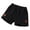 Black A, variant on Edvintorg Shorts for Girls Summer Heart Printed Elastic Waist Casual Shorts with Pocket Fashion Teenage Girls Clothing 3-15 Years