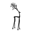 Black Metal Deer Christmas Tabletop Decor, 16 in, by Holiday Time