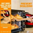 thumbnail image 5 of 2pcs Wood Oven Rack Puller Long Handle Oven Stick for Kitchen Appliances Baking Cooking Toaster Air Fryer Accessories, 5 of 5