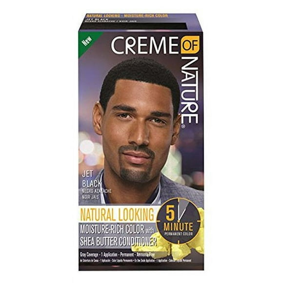 Creme of Nature Jet Black Natural Looking Color