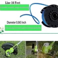 thumbnail image 4 of Greenworks 24V 40V 80V Cordless String Trimmer Replacement Spool Line (8 Pack), 4 of 4