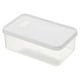 thumbnail image 2 of Caja de almacenamiento de kimchi de gran capacidad para cocina | Recipiente hermético de plástico de grado alimenticio con tapa de 1650 ml | Transparente, blanco y amarillo, para conservar verduras, 2 of 6