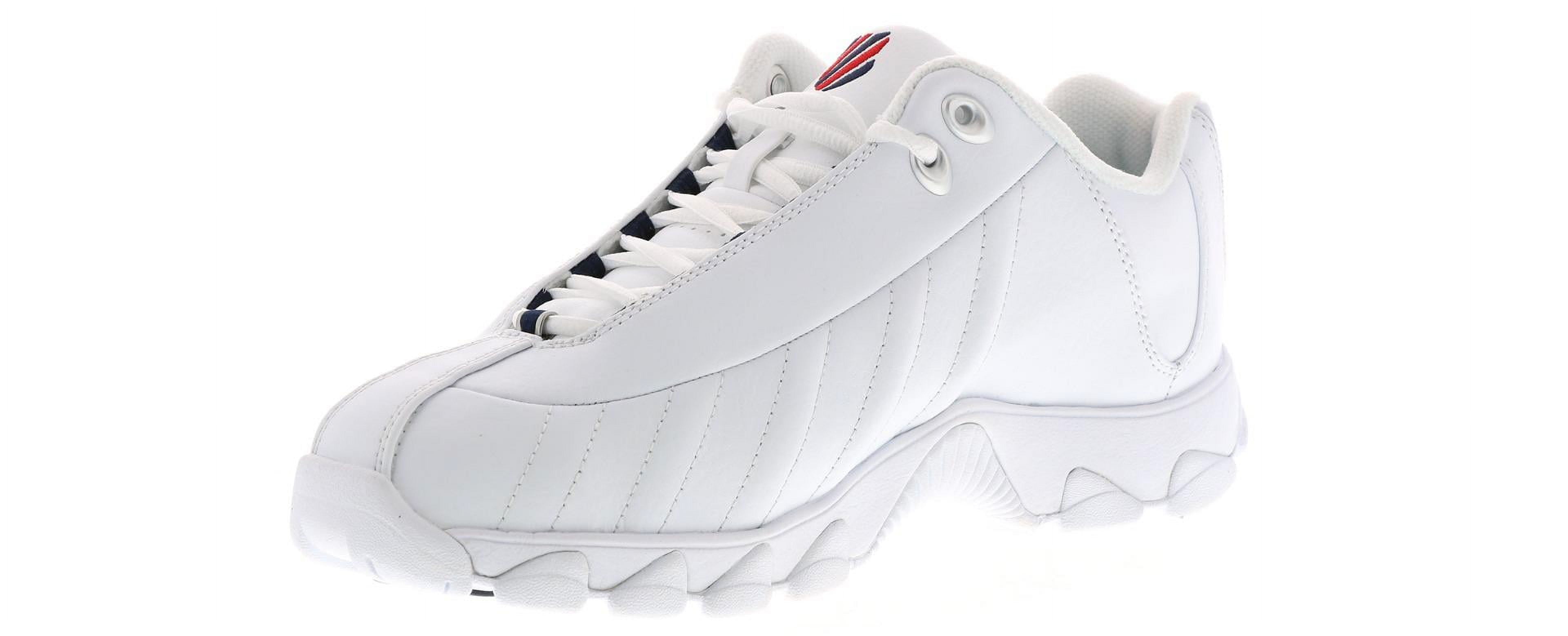 K Swiss Men s St 329 Fashion Sneaker White Navy Red 14 XW US