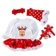thumbnail image 1 of 3 piezas conjunto navideño para bebé recién nacido, 1 of 3