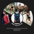 thumbnail image 7 of Fuzoiu Cool Blue Light Wolf Print Women's Workout Tank Top,Athletic Racerback Sports Tank,Tops Sleeveless Running Loose Fit Yoga Tops,Active Shirts for Yoga, Running, and Gym-Large, 7 of 7