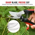 thumbnail image 3 of Professional Durable Garden Pruning Shears Gardening Secateurs Plant Flower Tree Branch Cutter Grafting Tool Scissors, 3 of 7
