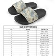 thumbnail image 2 of GZHJMY Stylish Slides for Women Men, Abstract Tropical Flowers Colorful Spring Or Summer Soft Flexible Slip-on Sandals Slippers, 2 of 7