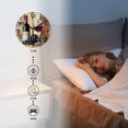 thumbnail image 3 of 10 Inch Wall Clock Battery Operated Square Clock for Office, Kitchen, Outdoor, Living Room, Wine And Grape Still - Life, 3 of 7