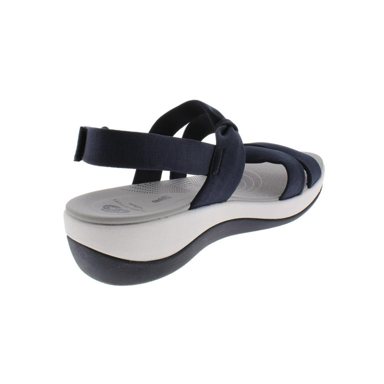 Clarks Womens Arla Mae Bow Wedge Slingback Sandals Walmart