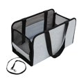 thumbnail image 1 of Pet Car Seat Travel Bags for Dogs Cats Detachable Center Console Dog Car Seat Foldable Pet Safety Booster Seat with Pillow, 1 of 5