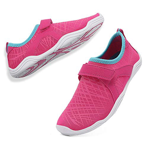 WALUCAN Girls' & Boy's Water Shoes Aqua Shoes Athletic Sneakers Lightweight Sport Shoes Toddler/Little Kid/Big Kid
