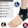 thumbnail image 5 of SIFANA Ankle Brace Support Compression Sleeve Plantar Fasciitis Pain Relief Foot Wrap （Black&Blue), 5 of 7