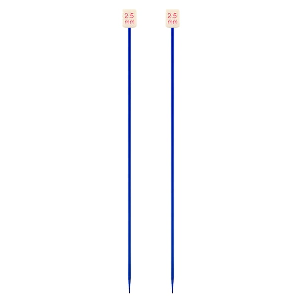 Naiovety Agujas de tejer al azar de colores, suéter, de tejer de aluminio portátil, equipo de costura para manualidades DIY, suministros para el Artesanía 2.5 mm Naiovety HA011745-02B