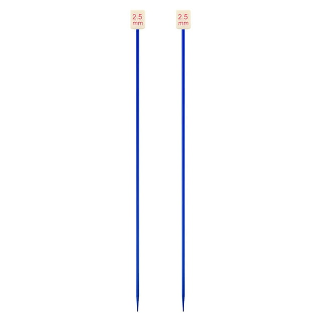 Yuarrent Agujas de tejer al azar de colores, suéter, de tejer de aluminio portátil, equipo de costura para manualidades DIY, suministros para el Artesanía 2.5 mm Yuarrent HA011745-02B