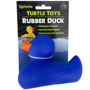 Komodo Floating Rubber Duck Turtle Toy for Aquariums, Assorted Colors, 2 inches