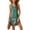Army Green, variant on Fantaslook Dressy Tank Dress for Women V Neck Button Dresses Floral Beach Sundress with Pockets