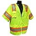 thumbnail image 3 of Radians SV63GM Polyester Class 3 Two Tone Surveyor Safety Vest, Medium, Green, One Size, 3 of 3