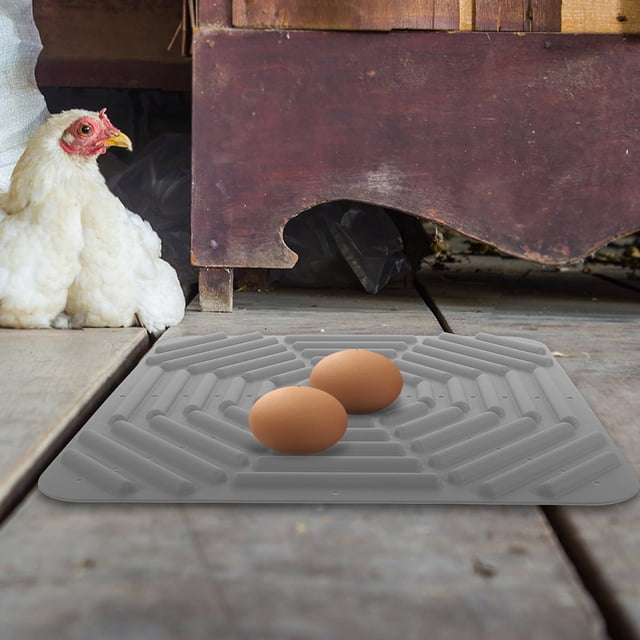 BRIGHTFUFU 2Ud Tapetes De Silicona Para De Gallinas Multipropósito Duraderos Y Reutilizables