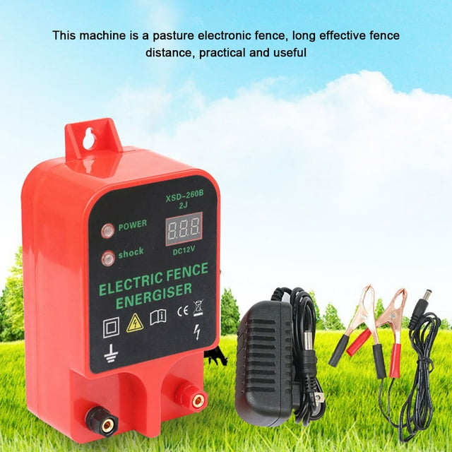 MABOTO Reja eléctrica, vaja de animales a prueba de agua Animales ganadero Reja de alimentación de 2 modos Granja Iuppa Dsfen Leeofty Anrio Adben