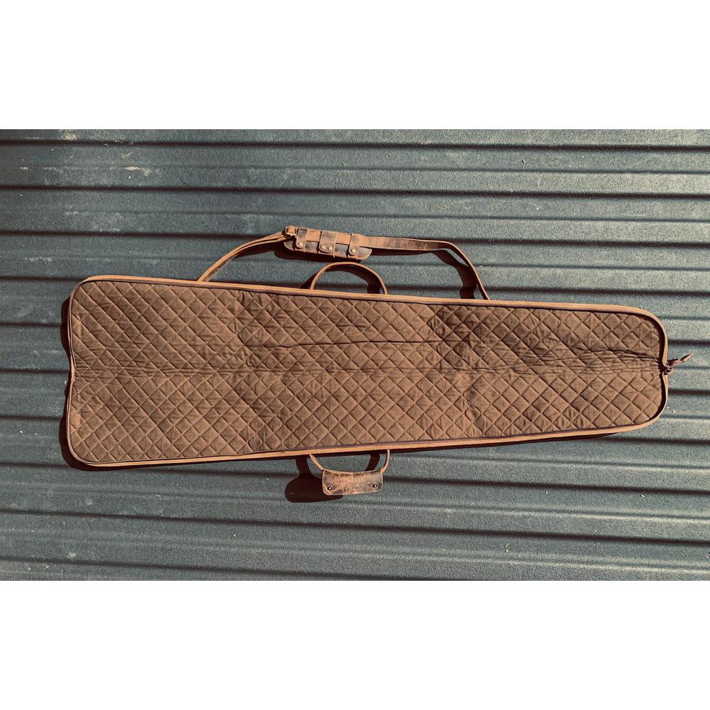 Outdoor Leisure Products Canvas and Leather Shotgun Case