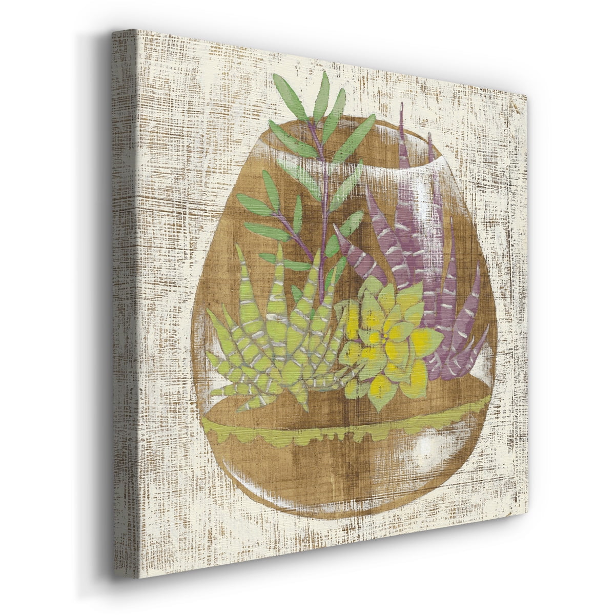 Wexford Home Glass Garden II-Premium Gallery Wrapped Canvas, 24" x 24" - Ready to Hang