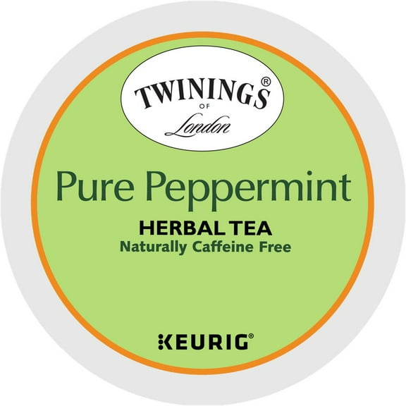 Twinings Pure Peppermint Tea Single Serve K-Cup Pods for Keurig Brewers, 24 Count (Pack of 3)