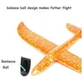 thumbnail image 2 of Flying Airplanes 19" Large Gilded Foam Plane For Kids 3+ Years [2 Orange Plane], 2 of 5