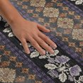 thumbnail image 3 of Addison Rugs Mayfield Premium Machine Washable Transitional Stripes Plum Rectangle Rug, 9' x 12', 3 of 8