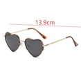 thumbnail image 3 of Retro Heart Sunglasses, UV400 Protection Cat-Eye Style Shades for Women, 3 of 5