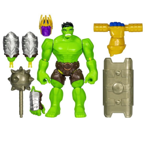 Figura de acción Avengers Marvel MixMashers Hulk de 13 cm con Acc