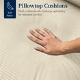 thumbnail image 6 of Best Choice Products 82in Modular Sectional Pillowtop Sofa w/ Ottoman & Storage - Ivory, 6 of 10