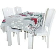 thumbnail image 2 of Coolnut Beautiful Elegant Flowers Tablecloth Modern Table Cover for Home Decoration, Spill Proof Cloth Washable for Dinner Picnic, 60"x108", 2 of 6