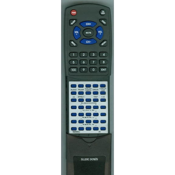 Replacement Remote for JVC RM-SRX6500J, RTRMSRX6500J, RMSRX6500J, RX6500VBK