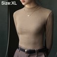 thumbnail image 2 of Women's Tops Long Sleeve Shirts Slim Fitted Casual Pullovers Tee Basic Tops, 2 of 6