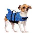 thumbnail image 1 of Chaleco salvavidas para perros Queenmore Shark, pequeño, para nadar y pasear en bote, 1 of 7