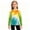 Multicolour2, variant on Hauaitttt Print Kids Rash Guard Long Sleeve Swimsuit with Gradient Color for Girls – Playful Sun Top for Outdoor Swimwear and Swim Classes Girl Tops 2t Girl Ruffle Top Girls Athletic Girls Size 16