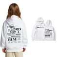 thumbnail image 4 of Kids Girls Hoodies Jesus Loves You Hoodies Long Sleeve Graphic Hoodies Fashion Loose Pullover Top Crop Tops Winter Clothes Boy Clothes 7-8 Years Cute&nbsp;Boy Girl&nbsp;Clothing, 4 of 7