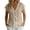 A1 Khaki, variant on Gauze Tops for Women Tie Front V Neck Lace Trim Cute Tops Peasant Blouses Boho Top Casual Dressy Clothes for Summer 2026 Beach Vacation Clothes Going Out Tops Pullover Basic Tees Gauzy Tops