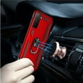 thumbnail image 5 of for Samsung Galaxy S21 FE /Fan Edition Hybrid Durable 360 Degree Rotatable Ring Stand Holder Kickstand Fit Magnetic Car Mount Cover ,Xpm Phone Case [Red], 5 of 6