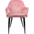 thumbnail image 2 of Sillón Comedor Eames Tapizado Rack & Pack  Rosa Terciopelo Sala Habitación, 2 of 4