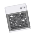 thumbnail image 3 of Ventilador Ventilador de escritorio de refrigeración portátil Mini enfriador de agua y aire Humidificador recargable USB Suministros de viaje, Blanco kenally HA004078-01B, 3 of 6