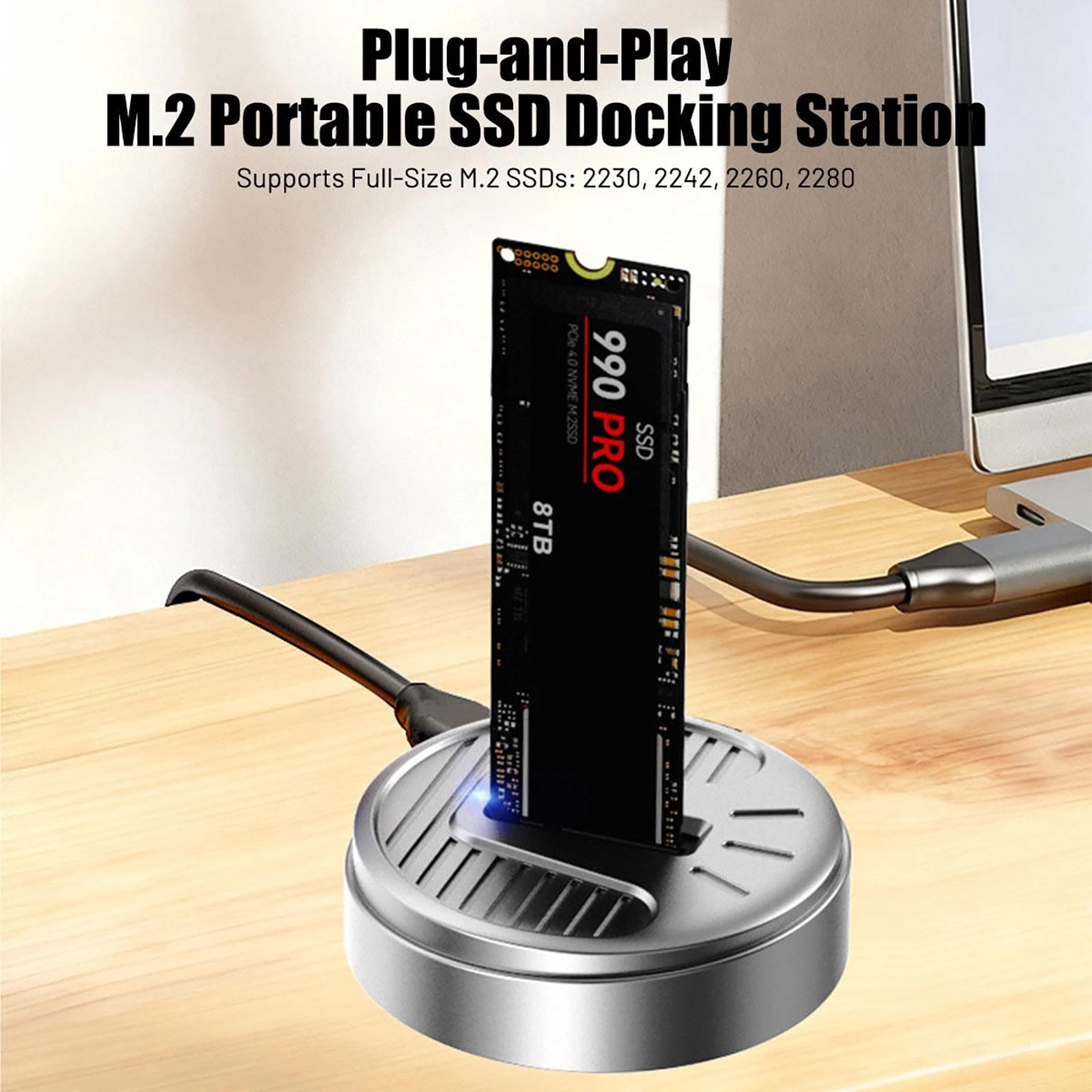 JIAHAOO M Key M&B Key M.2 SSD Dock Type-C 3.1 Hot Swap Function For 8TB SSD External Data Reading Application