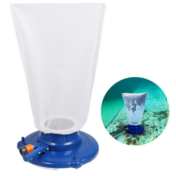 Swimming Pool Leaf Vacuum, Outdoor Swimming Pool Sucker, Pool Cleaner with Brush and Mesh Bag, Underwater Pool Sweeper, Handheld Pool Vacuum