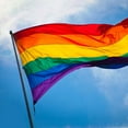 thumbnail image 4 of Super Polyester Material Rainbow Printed Flag, Vibrant Colors Fade Resistant For Indoor Outdoor Use, 3x5 Feet Brass Grommets, 4 of 7