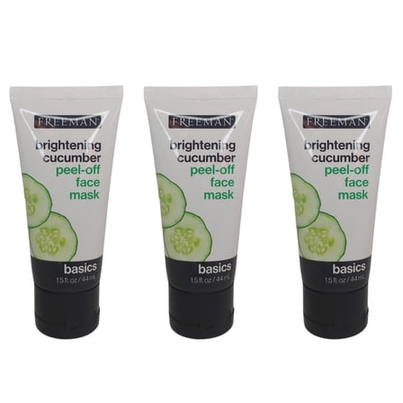 Freeman Brightening Cucumber Peel-Off Face Mask 1.5oz Pack of 3