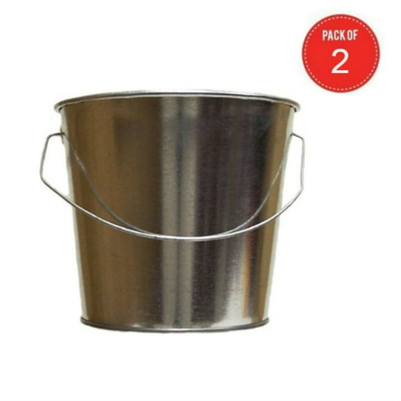 Witt Industries Galvanized Products 5 Quarts Pail (Pack of 2)